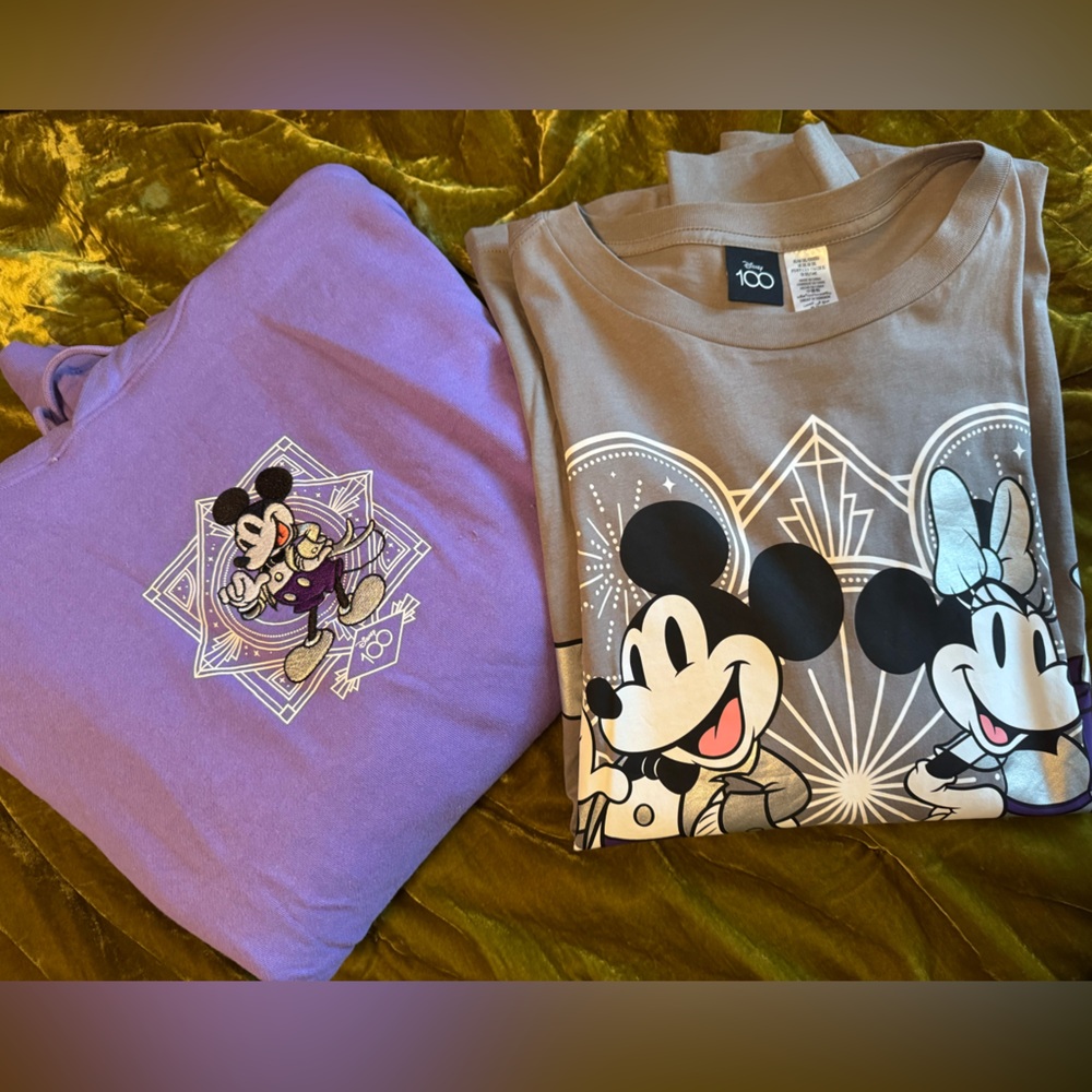 Disney100 Park Authentic Hoodie and Long Sleeve Shirt